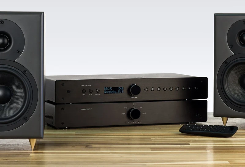 Radio Audio rumah, DAB Hi-Fi Stereo Internet DAB dan Radio FM Tuner dengan Remote kontrol