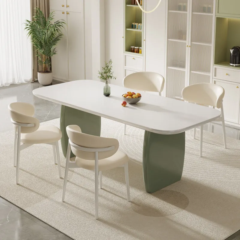 Modern Nordic Dining Table Designer Corner Lounge Reception Restaurant Dining Table Kitchen Coffee Muebles Commercial Furniture