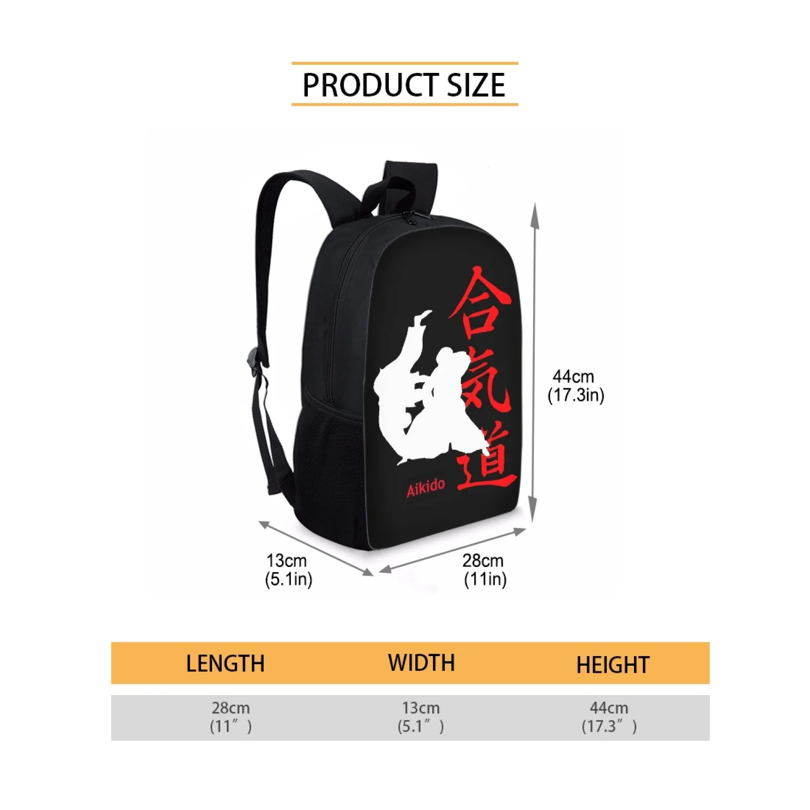 Kids School Bags for Teenagers Boys Girls Children Backpack Aikido Print School Satchels Bookbag Schoolbag Student Book Bag