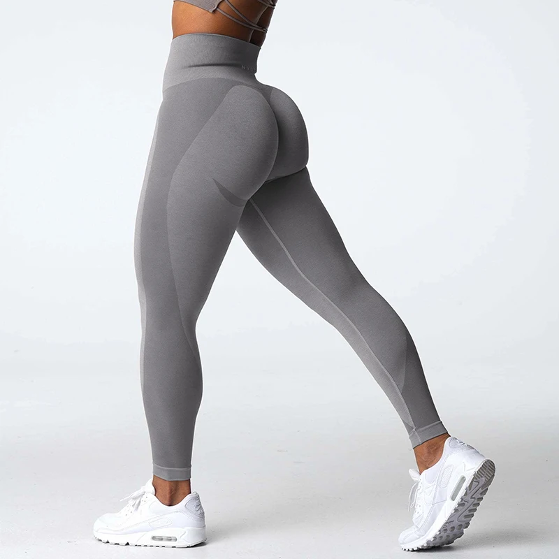 Pchee Bum Contour Seamless Leggings Women Scrunch Bum Booty Lift Stretch Soft Yoga Pants Workout Sports Gym Wear Navigaton Pants