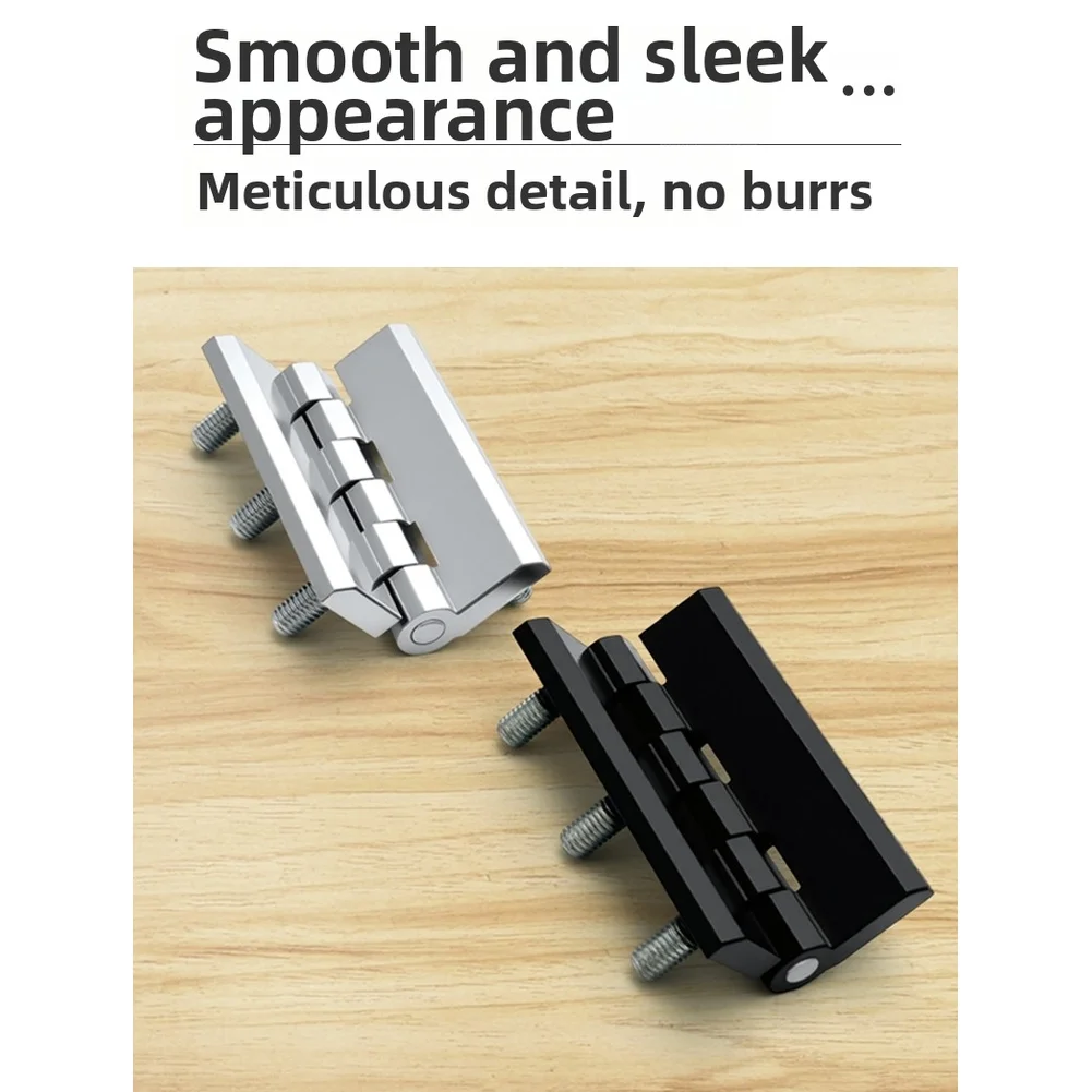 90x60mm Six Leg Hinge for Distribution Cabinets Constructed from 304 Stainless Steel with M8 Embedded Fasteners