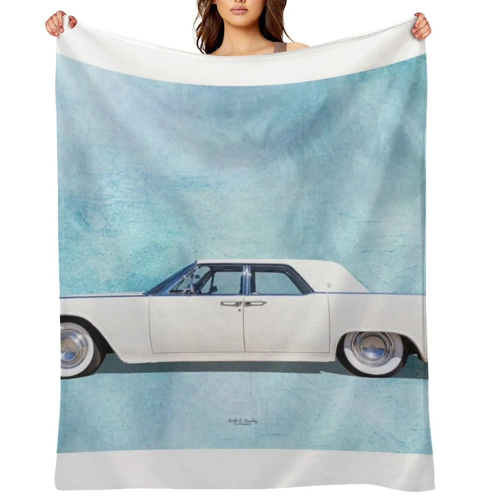 

Lincoln Continental Throw Blanket Warm Quilt Shaggy Soft Big Blankets