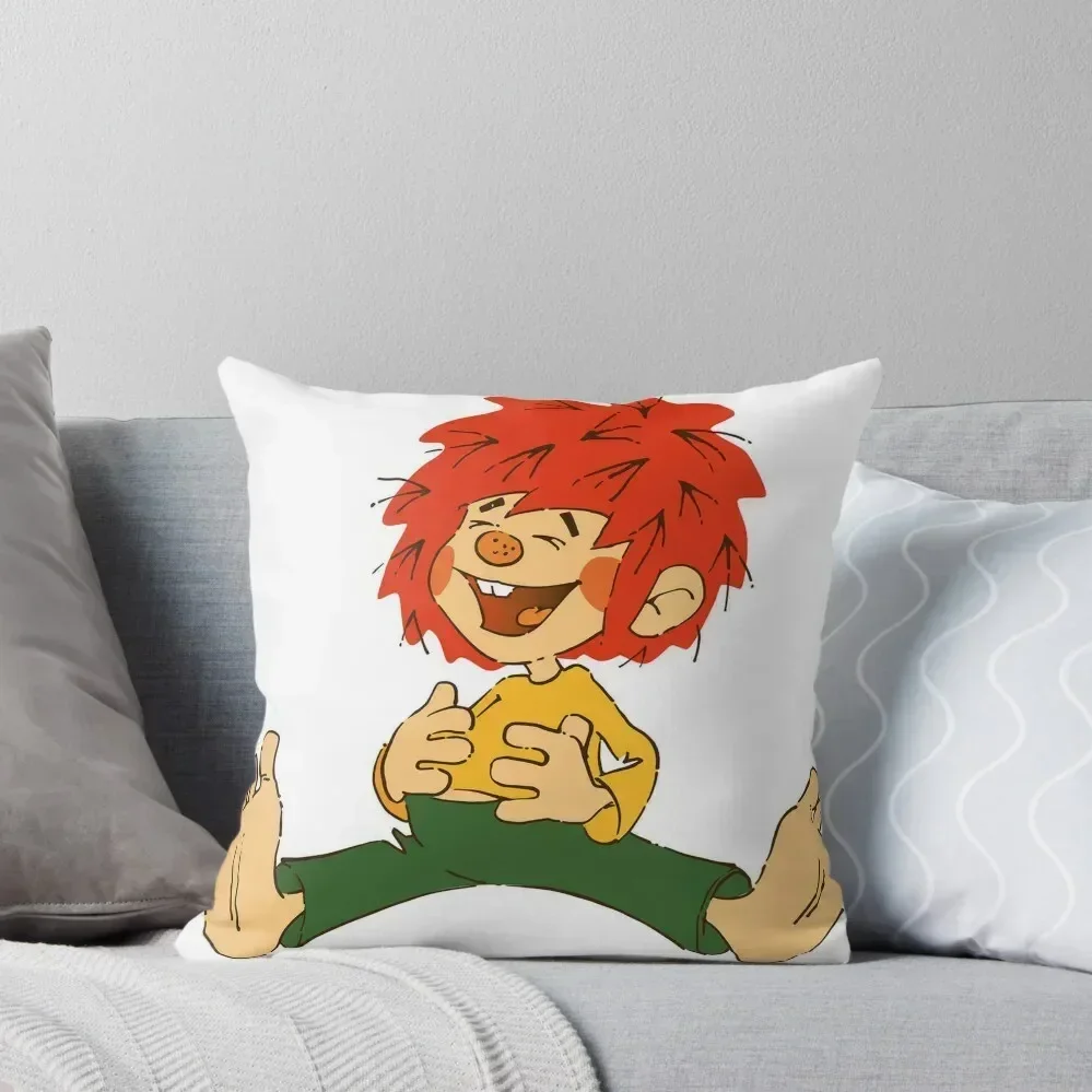 

Pumuckl is an invisible goblin for everyone with red hair Throw Pillow Christmas Covers Pillowcase Cushion pillow