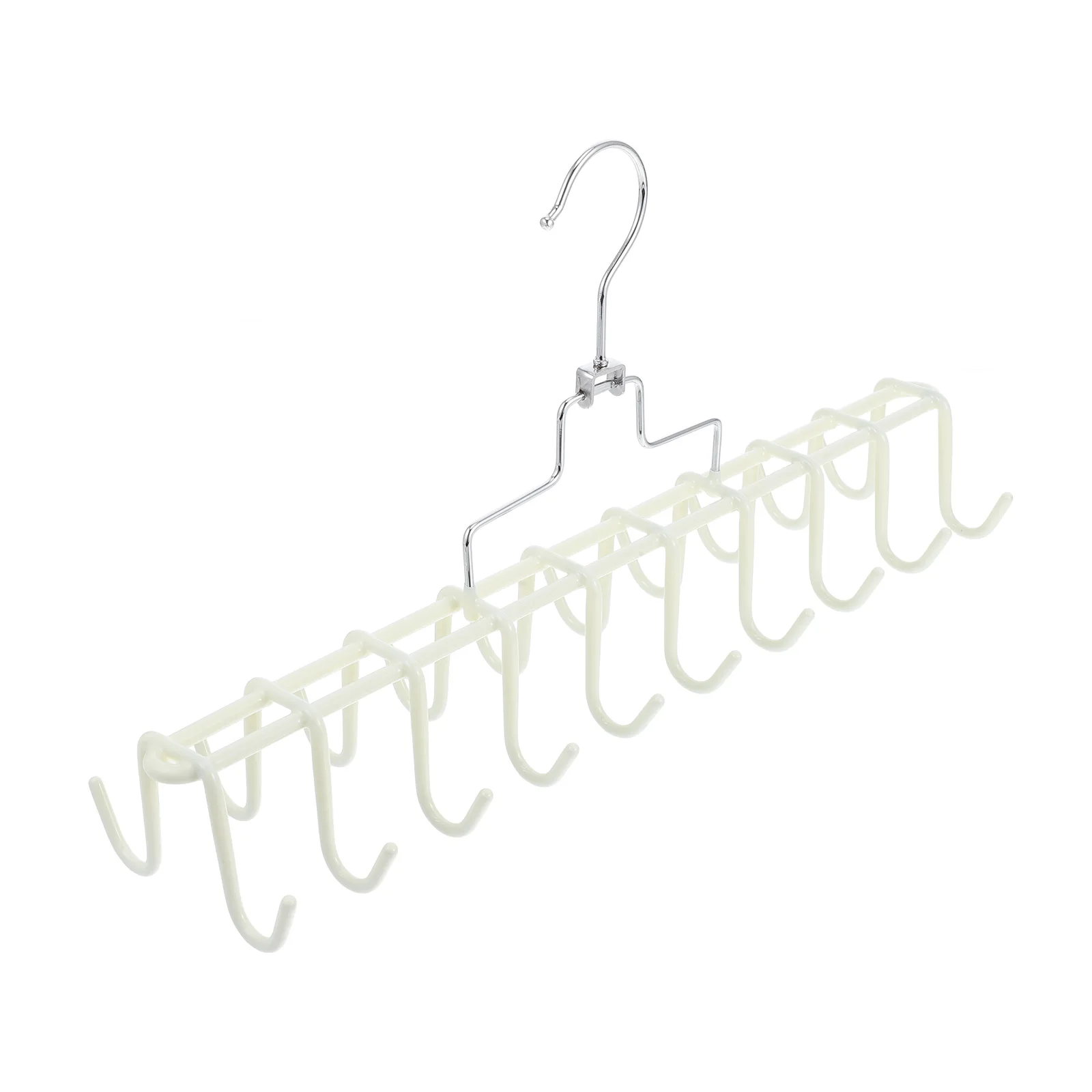 

Multi-Functional Anti-Slip Belt Hanger Organizer for Closet Space-Saving Storage Scarves Ties Accessories Metal Rack