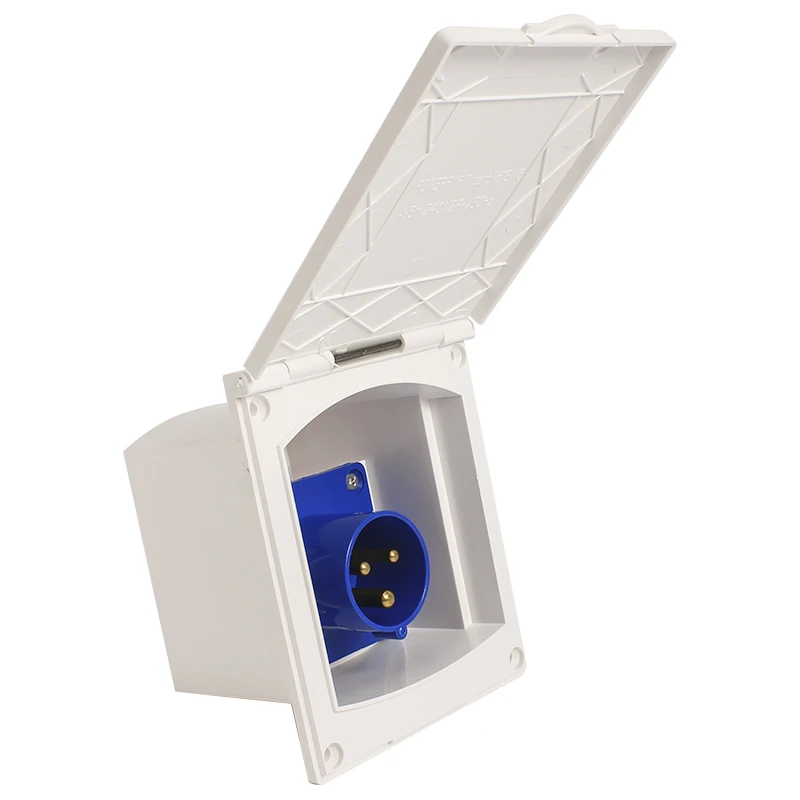 TYTXRV OEM RV مداخل طاقة 240 فولت 16 أمبير قابس طاقة قفل تويست مدخل أبيض #2