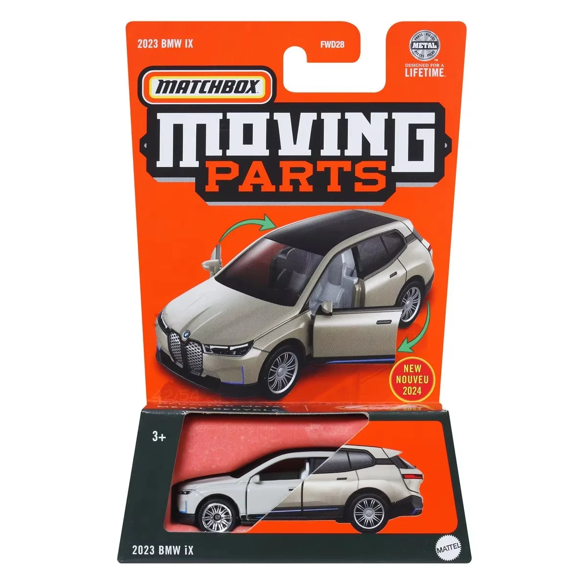 2024 Matchboxค่าเฉลี่ยอะไหล่Corvair RampsideรถบรรทุกLand Rover Mini EV BMW IX 2023 Toyota Prius 1/64 รถDiecastรุ่นของเล่นFWD28