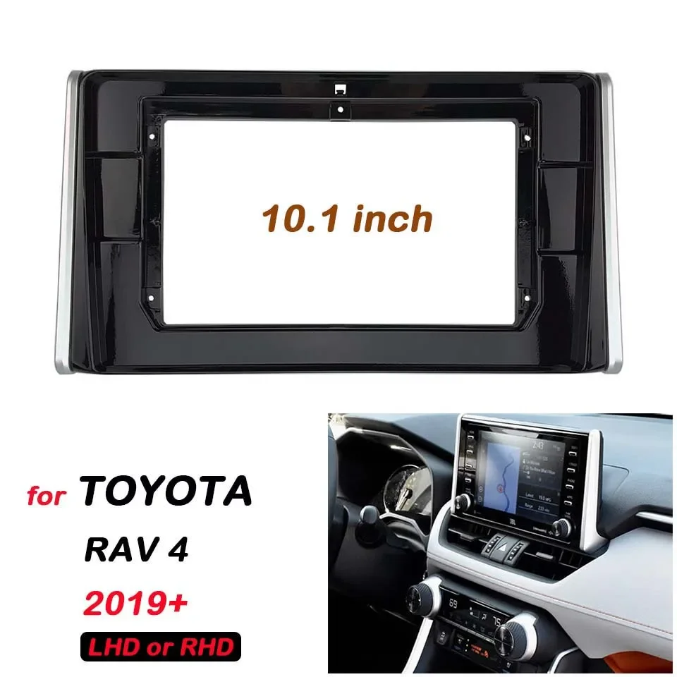 

2din автомобильный радиоприемник, адаптер рамки для TOYOTA RAV4 2019-2022, Android-радио, аудио, крышка приборной панели, жгут проводов