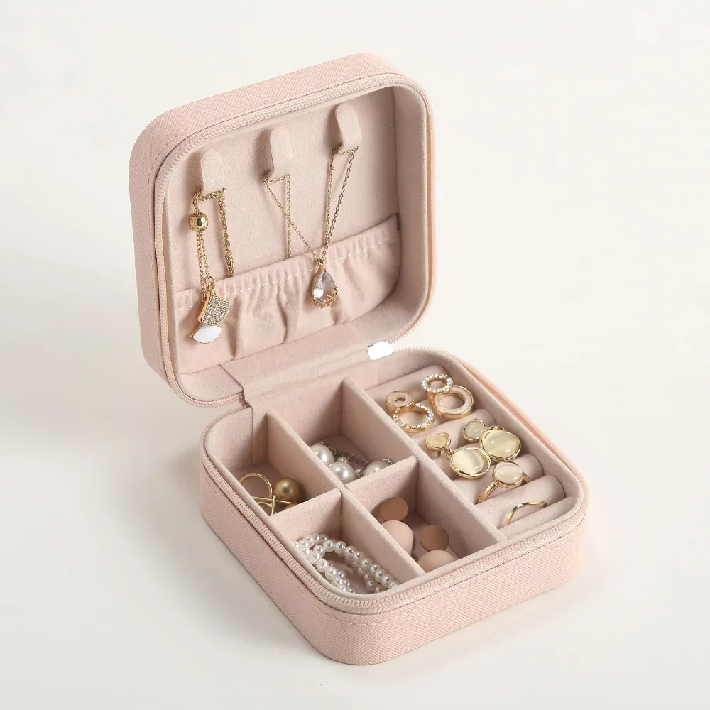 Portable Leather Travel Jewelry Case product image