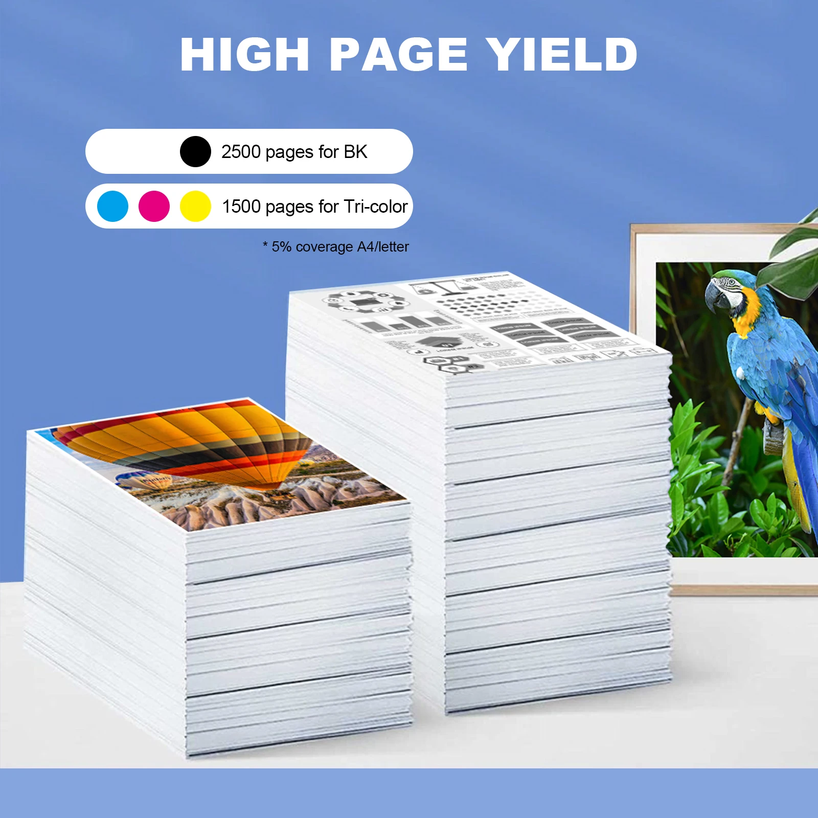 خراطيش حبر أوروبية كانون pgi 2500xl متوافقة مع MAXIFY IB4050 MAXIFY IB5050 MB5350 MB5450 #2