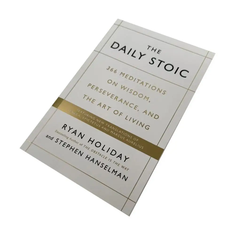 New Paper Daily Stoic Book Portable Multi-function Art of Living Libros Multi Purpose The Daily Stoic