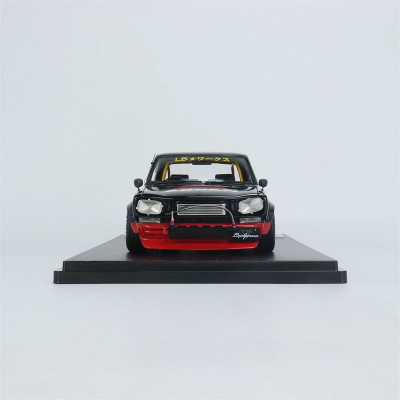 IG Maßstab 1:18 LB-WORKS Hakosuka 2 Tür Harz Simulation Auto Modell Sammeln Spielzeug Geschenk Souvenir Display Ornament