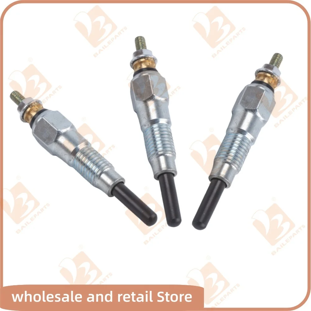 

3 шт. свечей накаливания M87919 AT110814 для двигателей John Deere 330, 430, 455, X495, X595, 655, 755, запчасти для двигателя