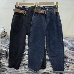 Korean Fashion High Waist Jeans Woman Denim Pants For Daily Wear  Loose Harem Trousers Pantalones Vaqueros Mujer