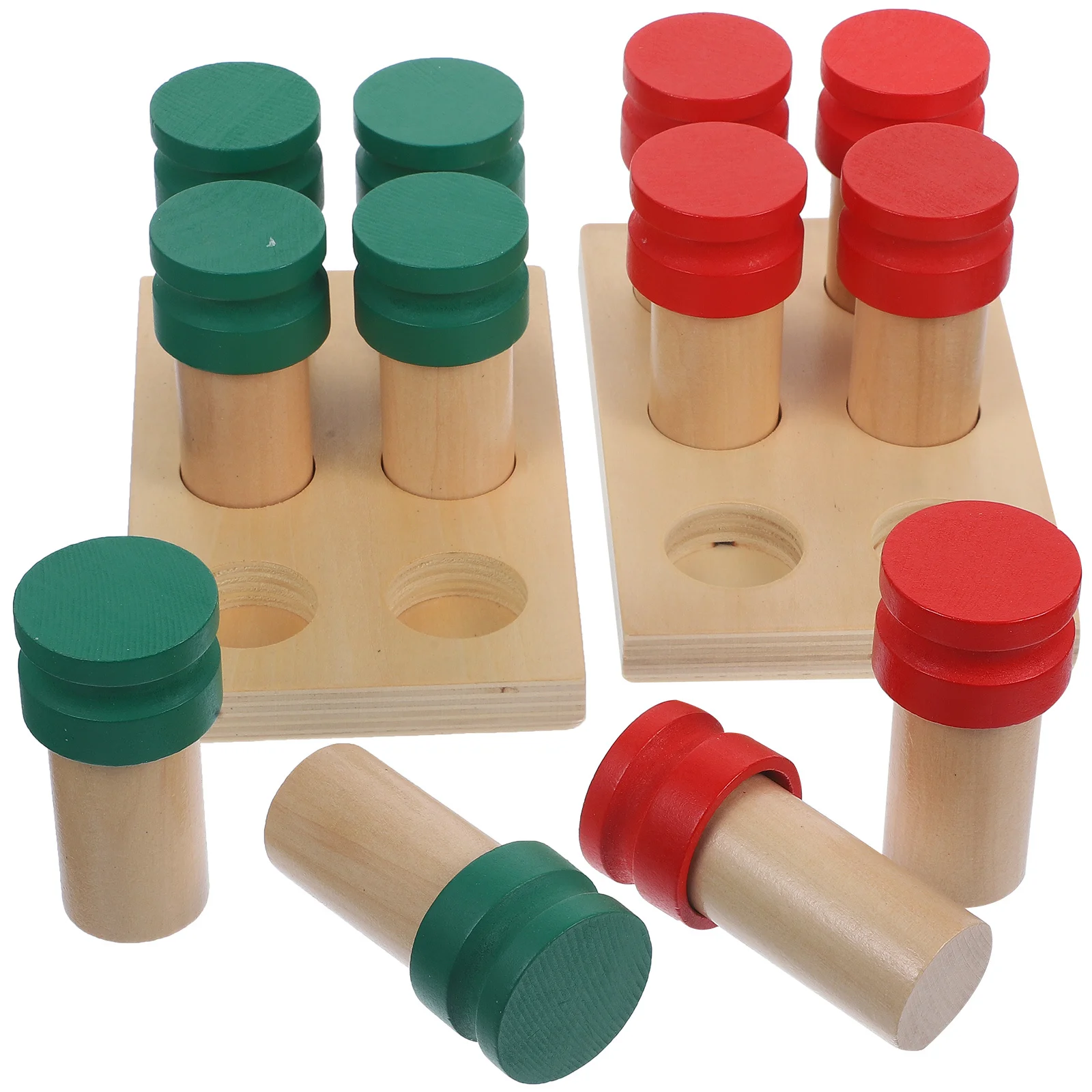 

1 set 1 Set Montessori Smell Sensory Bottle Wooden Box For Toddlers Babies Kids Learning Educational Play Fine Motor Skills