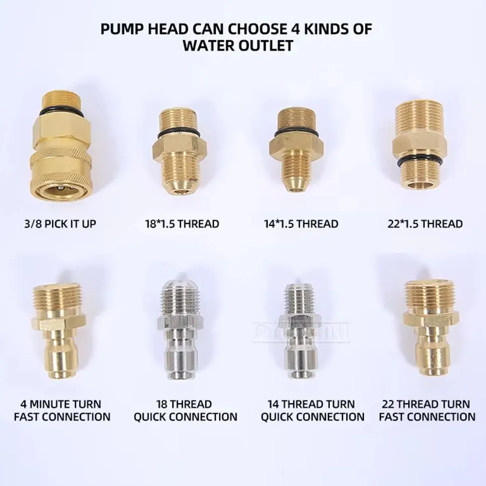 High Pressure Cleaner Motor Pump Head Commercial Car Washing Machine Fog Booster Plunger Pump Floor Farm Cleaning Machine view 4