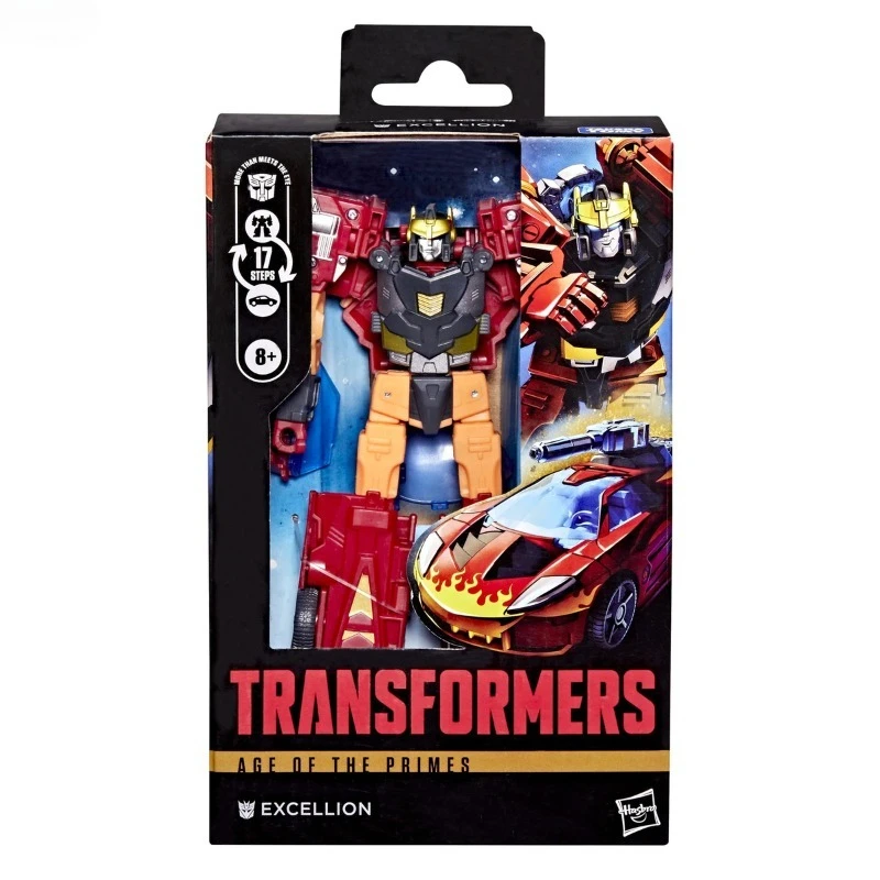 ในสต็อก Takara Tomy Transformers ของเล่น Age Of The Primes Excellion รุ่นหุ่นยนต์คอลเลกชันตัวเลขการกระทําของเล่นของขวัญงานอดิเรก