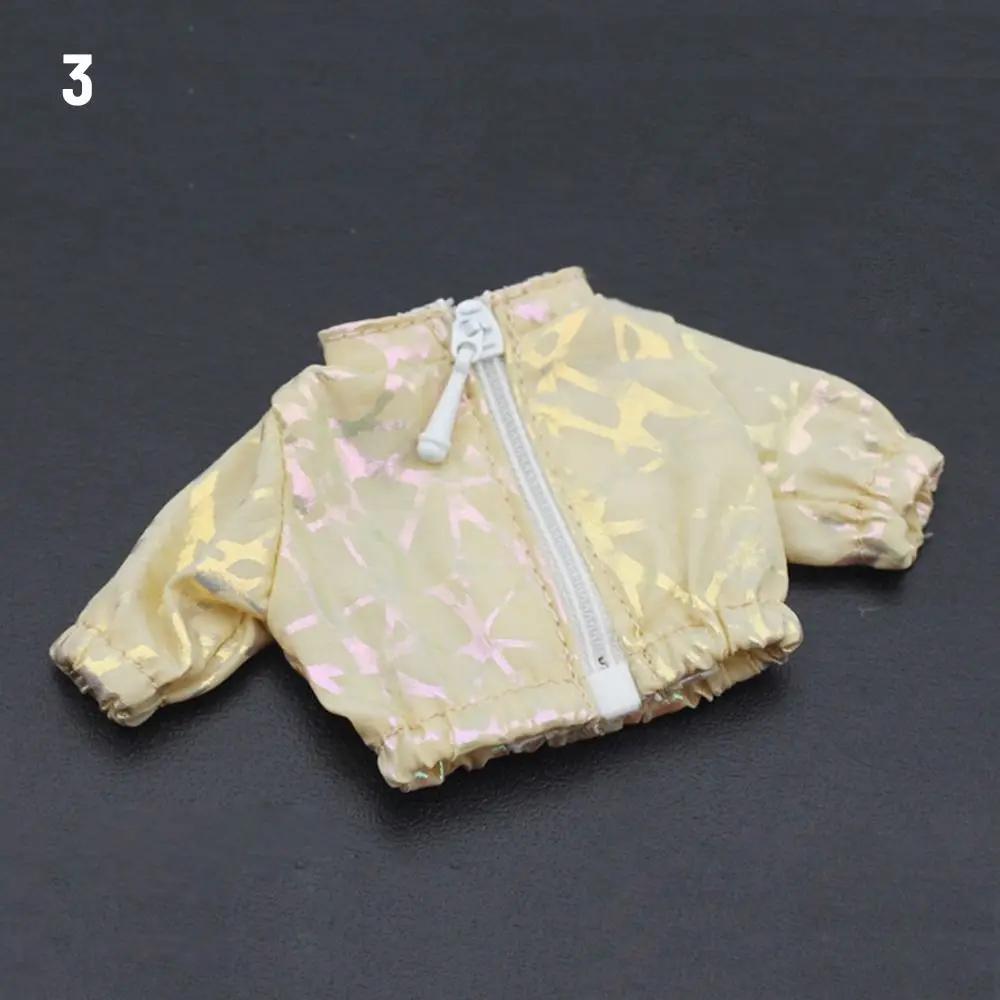 

Милые аксессуары для кукол 1/11OB11, пальто на молнии для куклы, солнцезащитная куртка с длинными рукавами, повседневная одежда, модная одежда