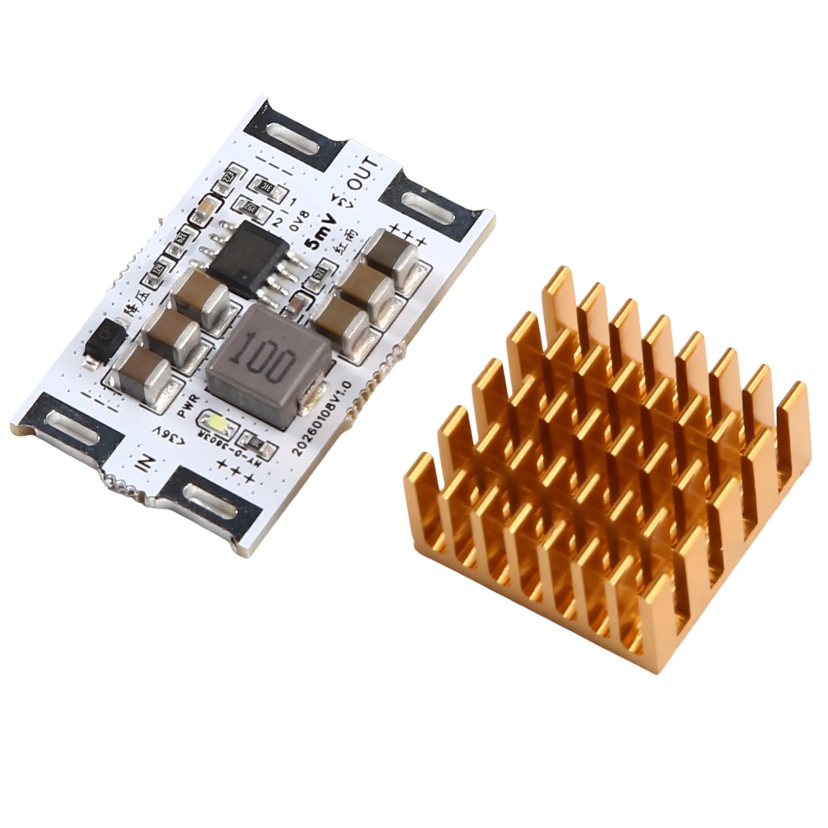 DTA4-Ultra Low Ripple Buck Converter 5Mv 36V Wide Voltage Input 5V 3A High Current Step Down Power Supply Module