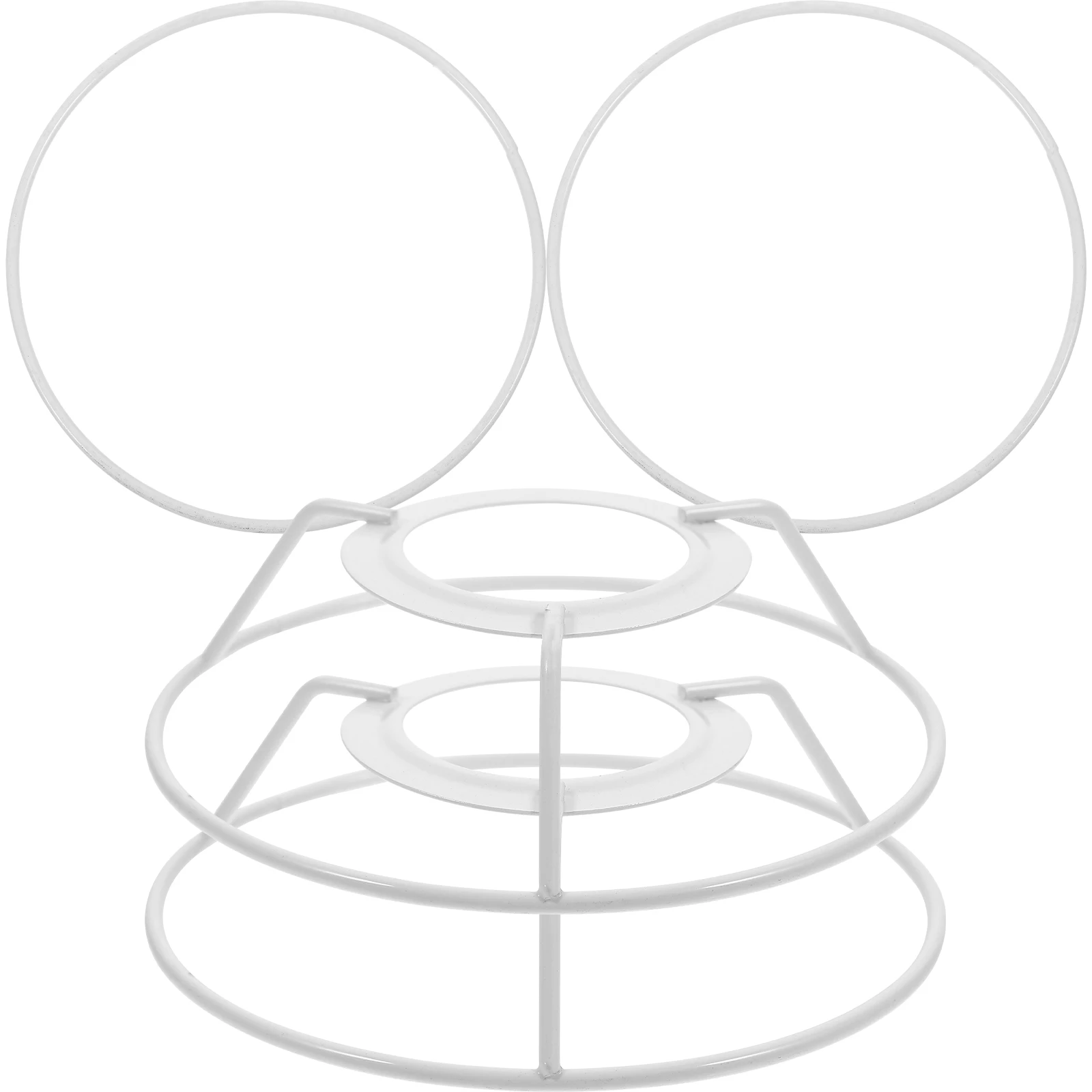 

2 set Circular Lampshade Bracket E27 15cm Diameter Iron DIY Pendant Light Frames Ceiling Lamp Frames Home Accessories