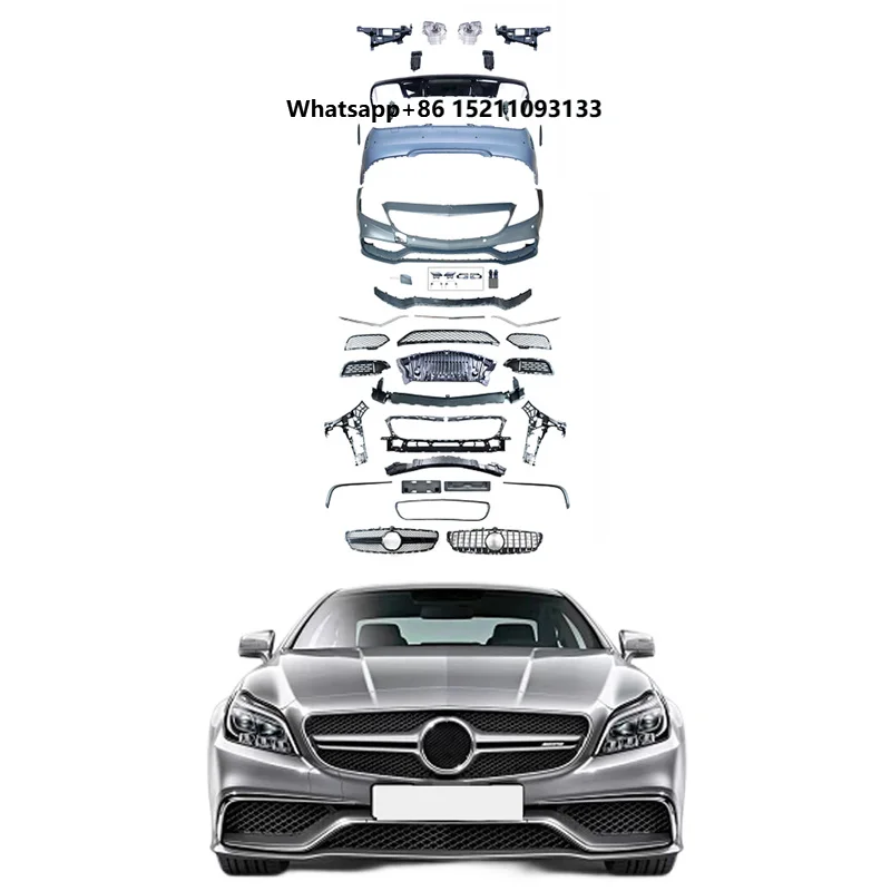 2011-2014 CLS Class W218 to W218 CLS63 Style Convert Bodykit C218 CLS220 CLS250 CLS350 Retrofit Body Kit