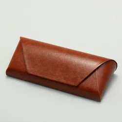 Soft Slip-In Glasses Case for Men/Women Designer Faux Leather Felt Lining Eyeglasses/Sunglasses