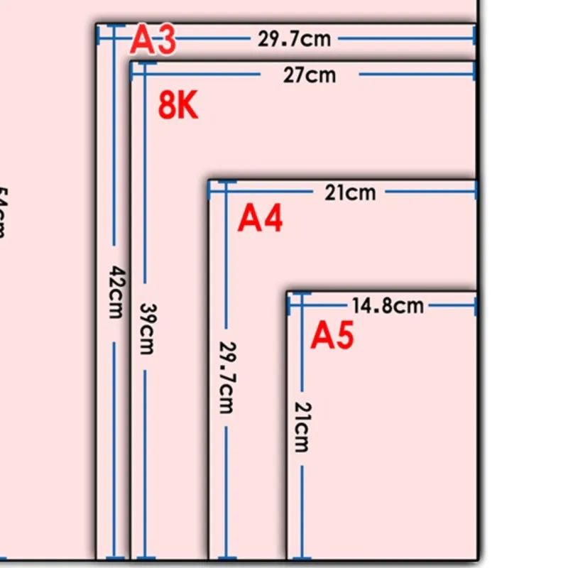 Hard Cardboard A4 A5 Paper Thickness 1mm 2mm 3mm White Black Kraft Kindergarten DIY Craft Model With Thick Cardpaper