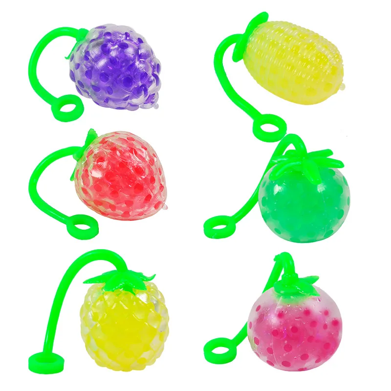 Jouets à presser, musique classique, cadeau de noël, perle de fraise spongieuse, balle anti-Stress, jouet moderne anti-Stress Parent-enfant