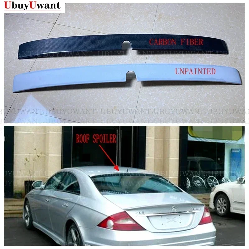 لبنز W219 CLS الفئة CLS300 CLS350 CLS400 (2004 - 2011) سقف السيارة المفسد الذيل الجذع الجناح تجديد سباق اكسسوارات السيارات