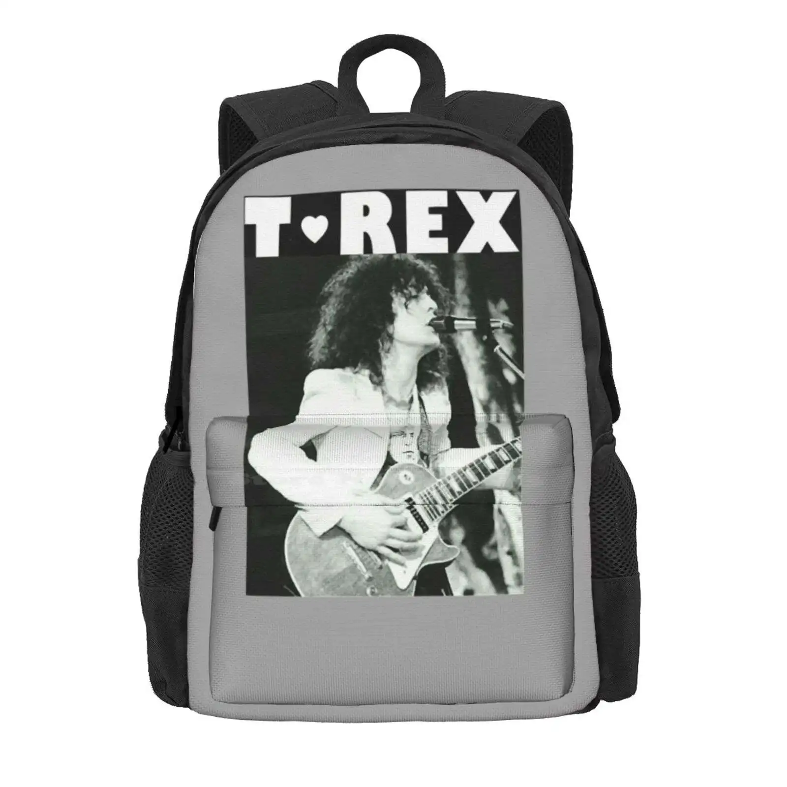 T Rex - Marc Bolan Hot Sale Schoolbag Backpack Fashion Bags Music Glam Tyrannosaurus Rex Classic Dinosaur Marc Bolan T Rex Band