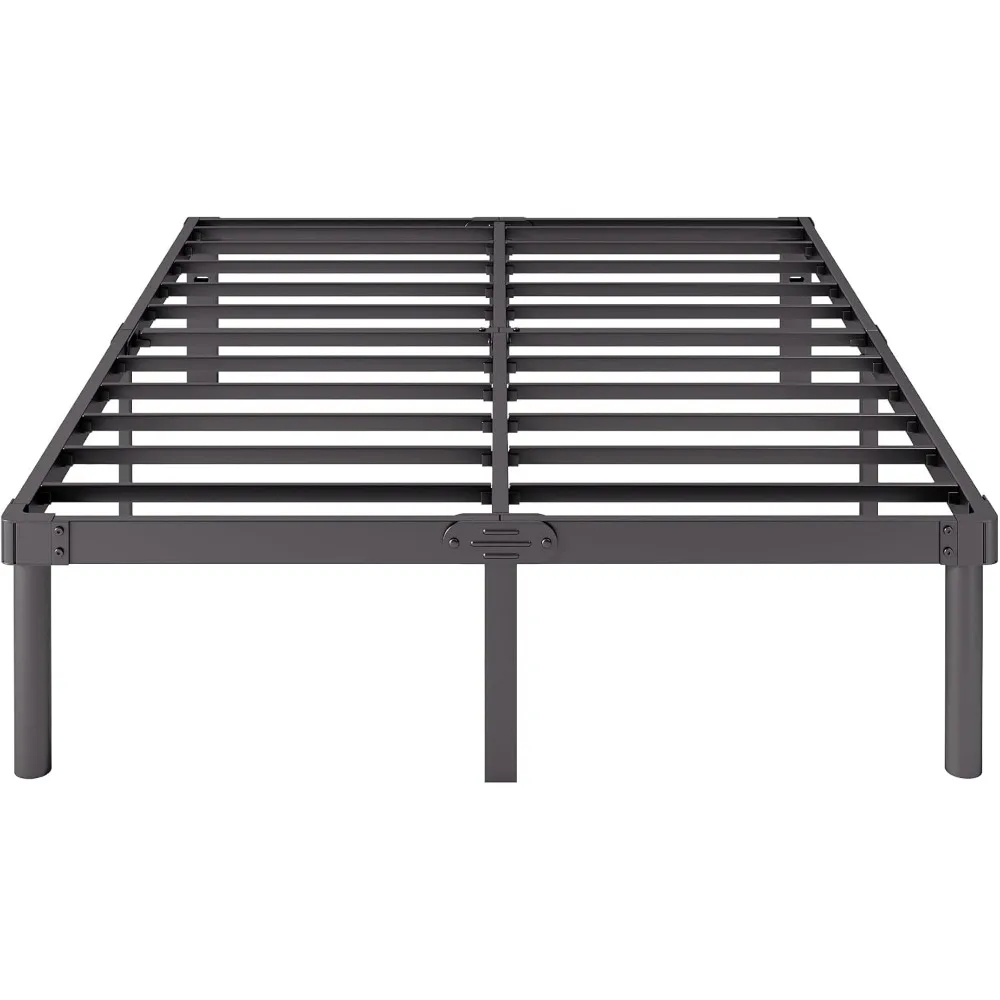 Bed Frame 18 Inch Metal Bed Frame King Heavy Duty Platform King Size Bed Frame No Box Spring Needed Easy Assembly Noise Free