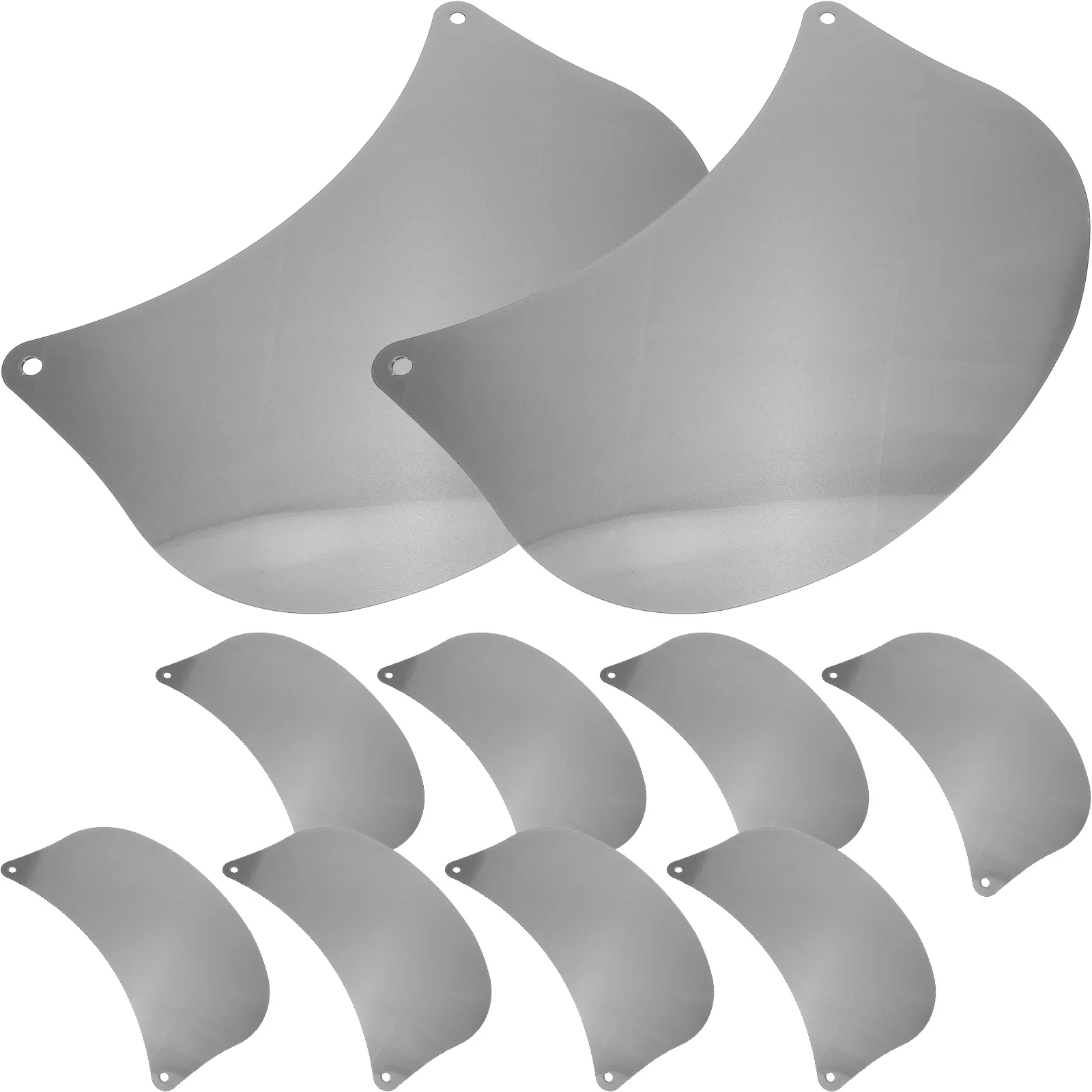 

10Pcs Universal Hat Visor Insert Sun Protection Brim for Motorbike Rainproof Outdoor Safety Visor Accessory