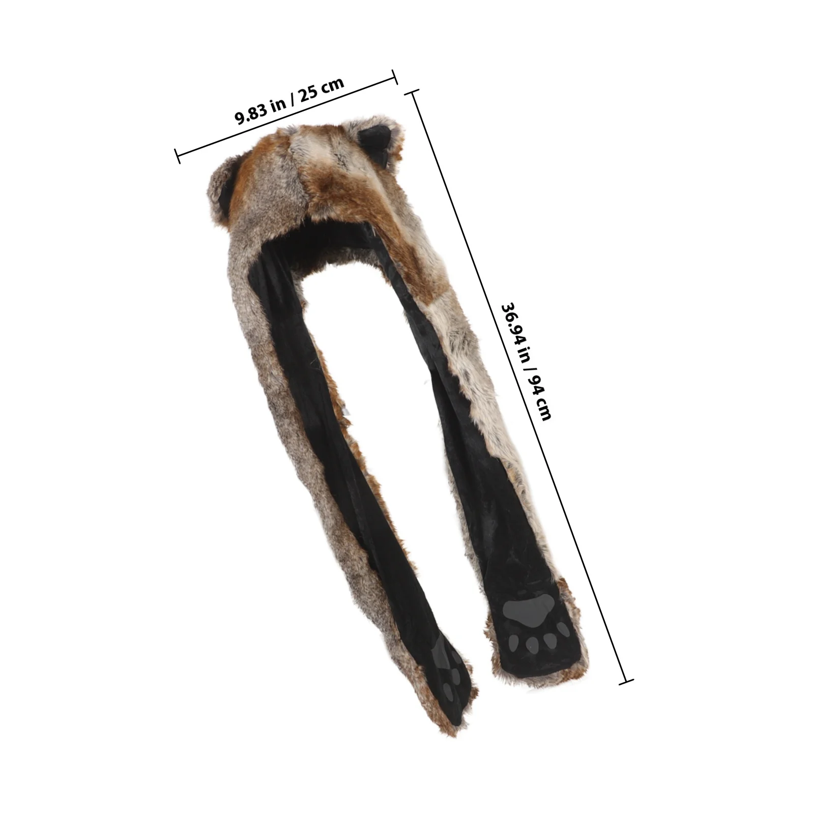 مجموعة قفازات وشاح قبعة الشتاء بتصميم حيوانات قبعة صغيرة متماسكة سميكة دافئة للبالغين في الهواء الطلق ملحقات حرارية للطقس البارد
