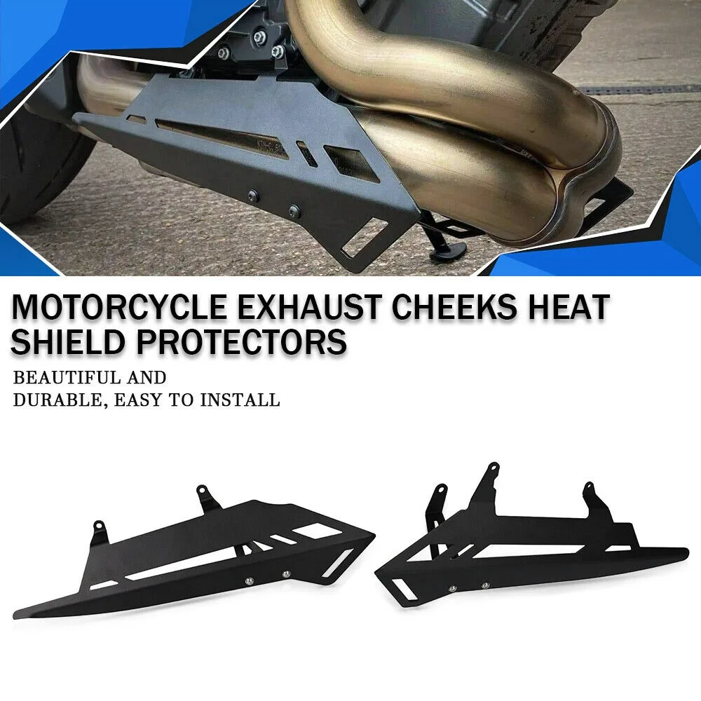 Motorcycle EXHAUST CHEEKS HEAT SHIELD PROTECTORS For 1290 SUPERDUKE R 2020-2021