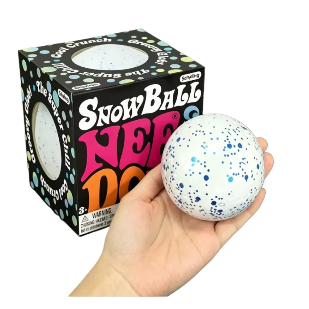 

New Product NeeDoh Snow Ball Crunch Snow Ball Crunch Stress Relief Toy Crunchy Squeeze BallSqueeze Toy Sensory Toy for Adults