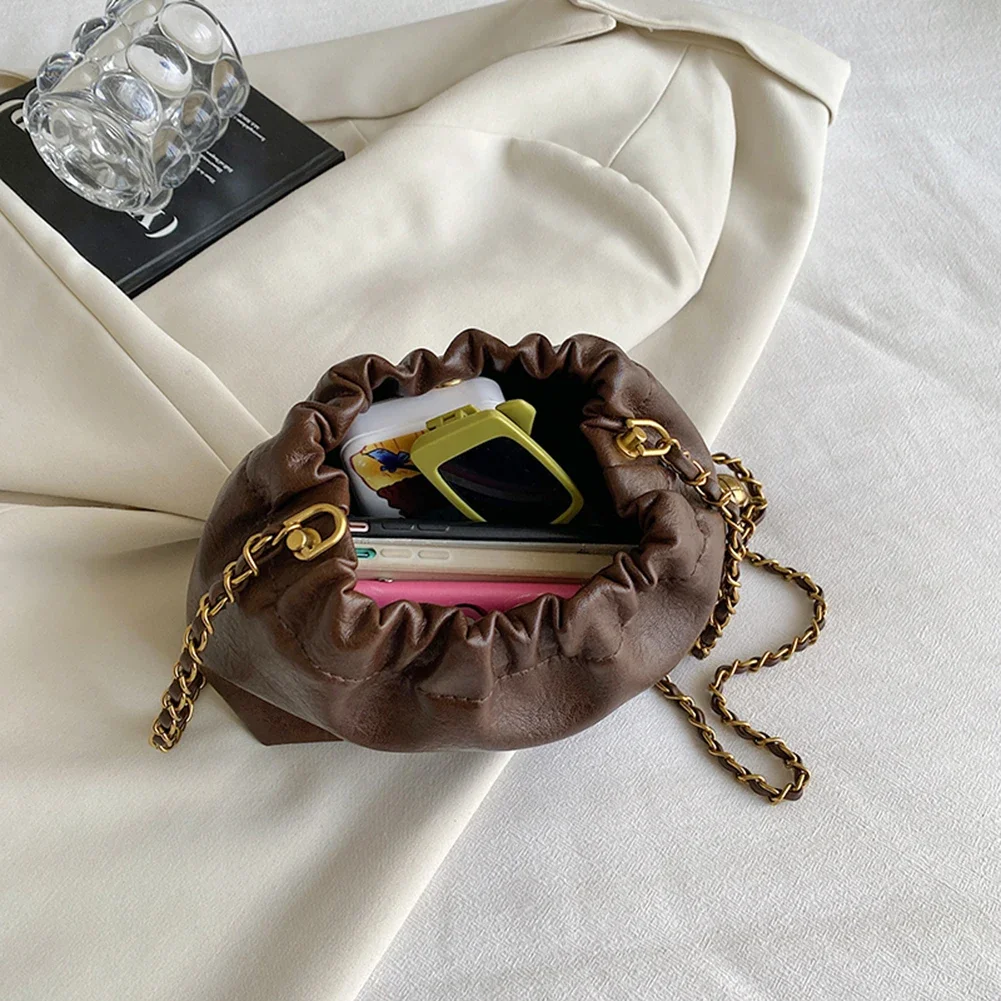 سلسلة نسائية حقيبة كتف متعددة الاستخدامات Crossbody حمل حقيبة عادية مطوي حقائب المتشرد حقيبة حقائب بحمالات فتاة محفظة أنيقة
