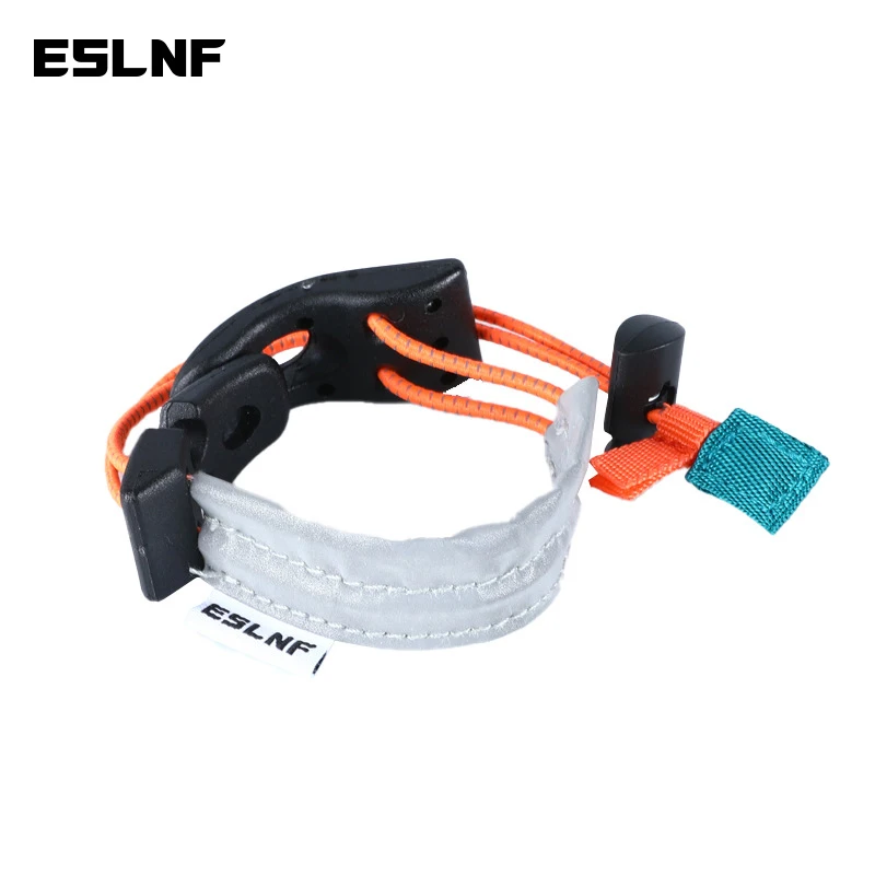 ESLNF Cycling Ankle Leg Straps Pant Bands Safety Reflective Outdoor Bicycle Ankle Leg Bind Bandage Trousers Bike Equipment