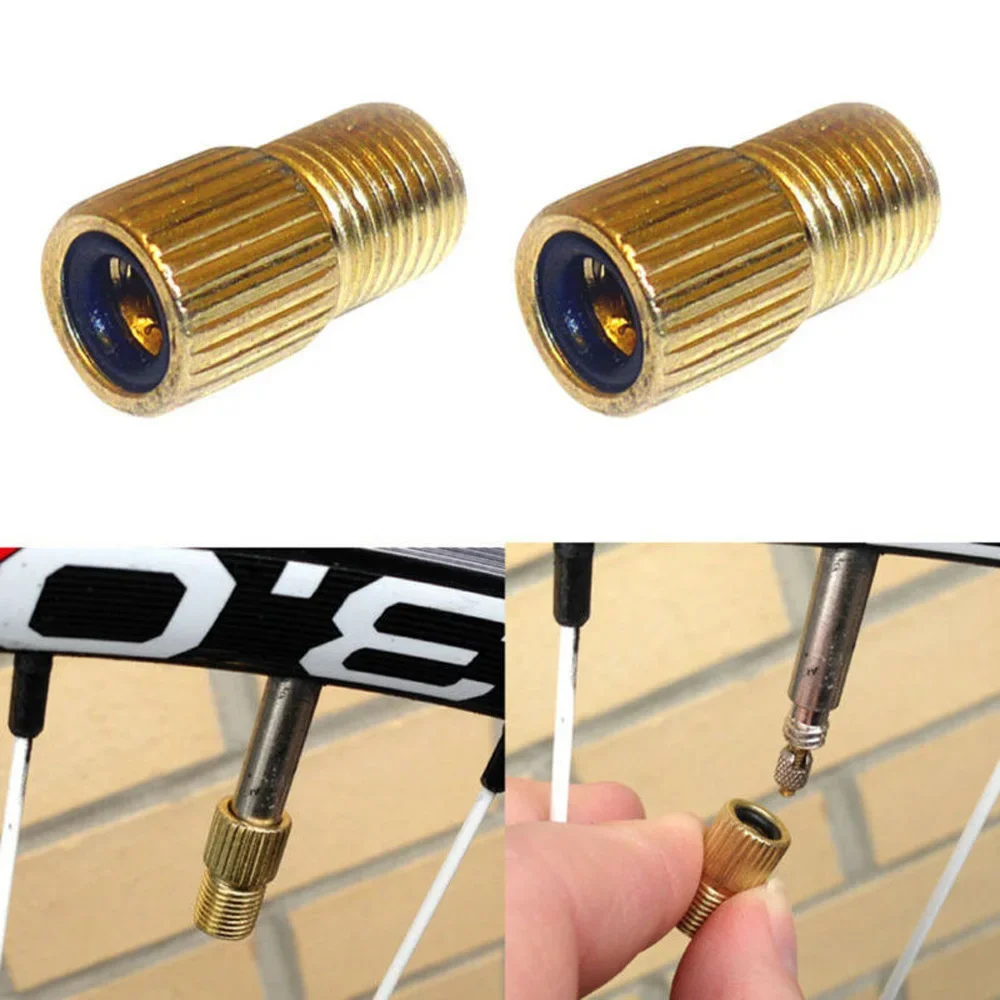 10 szt. Pompki powietrza do pompki do roweru ze stopu cynku górski rower szosowy konwerter Adapter zaworu do roweru akcesoria