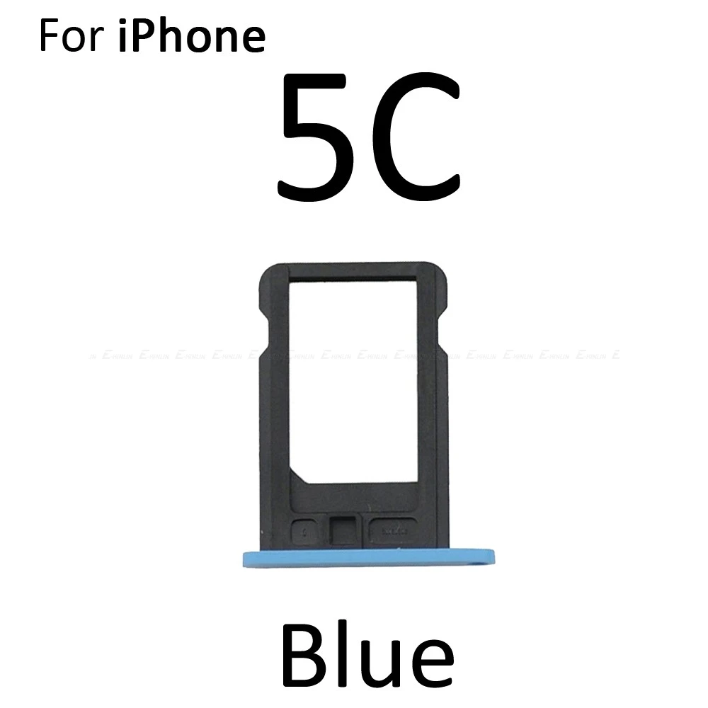 For iPhone 4 4S 5 5S SE 5C Sim Card Tray Slot Holder Adapter Repair Parts