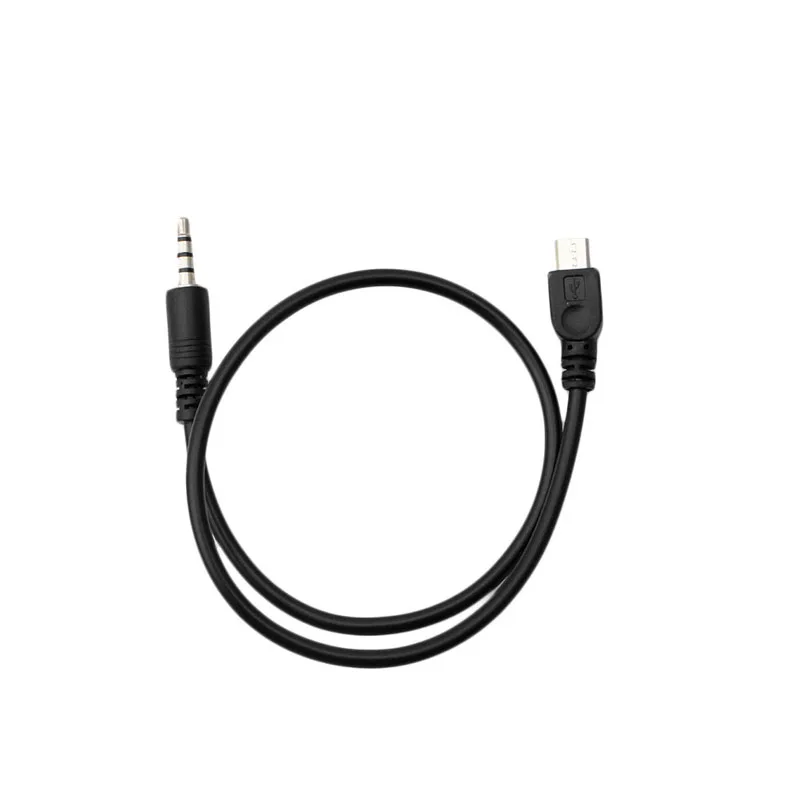 Cable Micro USB a 3,5mm para tarjeta sonido Hi-Fi, adaptador conector 3,5 para teléfono móvil, Cable para