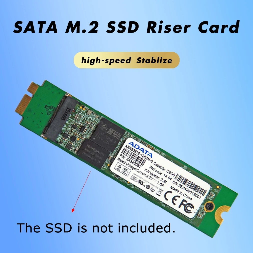 

SATA M.2 SSD Adapter Card for Apple Air 2010 2011 Models A1370 A1369 - Compatible Upgrade Adaptor