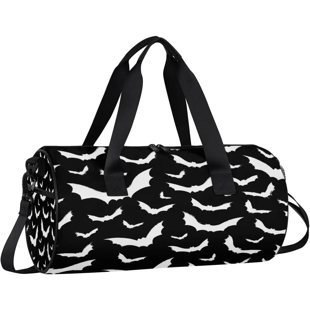 

Водонепроницаемая дорожная сумка-баул в готическом стиле, круглая, цилиндрическая, для путешествий и кемпинга, с регулируемым съемным ремнем