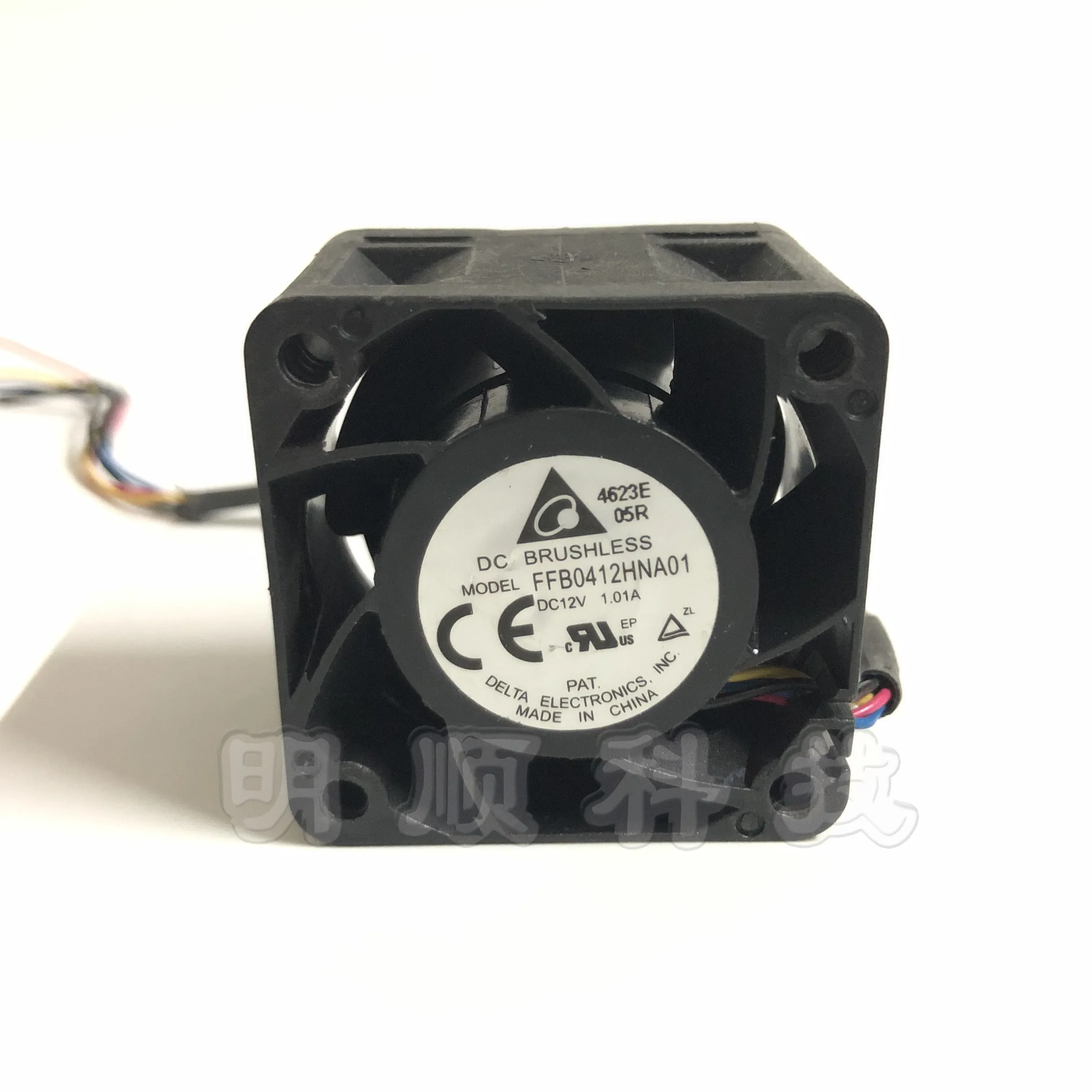 Delta Electronics FFB0412HNA01 DC 12V 1.01A 40x40x28mm 4-wire Server Cooling Fan