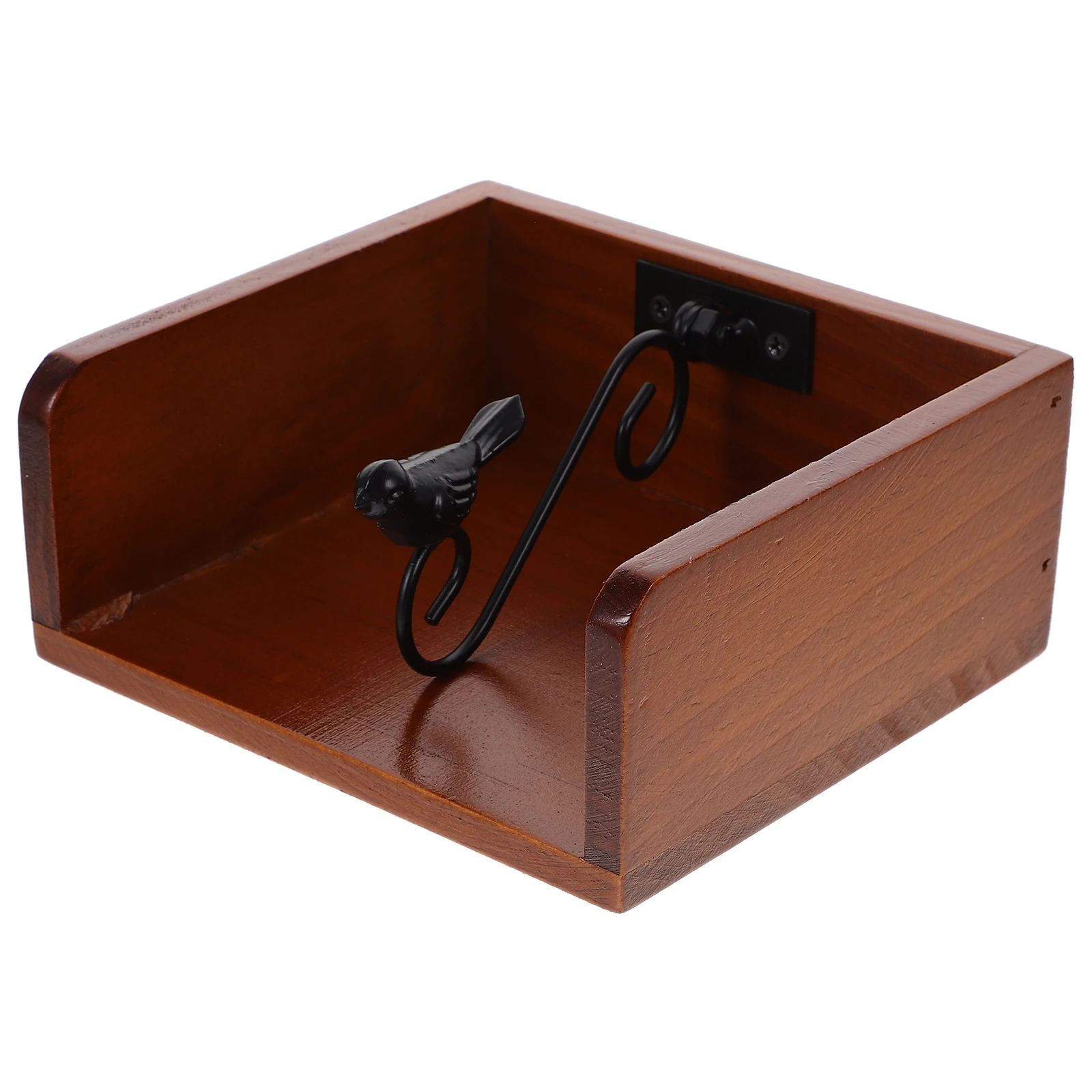 

Exquisite Napkin Holder Tissue Dispenser Paper Organizer Rustic Farmhouse Kitchen Table Storage Rack Stand for Home Cafe Hotel