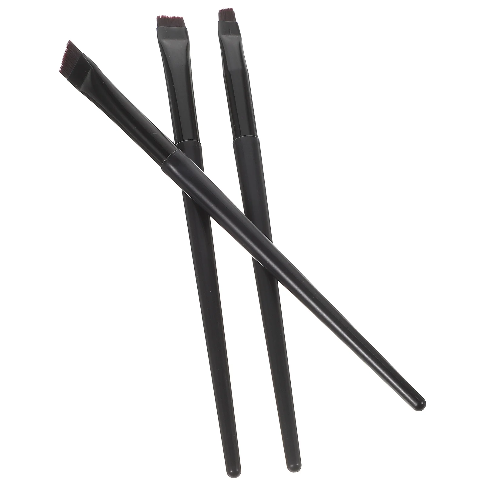 ชุดแปรงอายไลเนอร์ 3 ชิ้น แปรงแต่งหน้าอเนกประสงค์ สำหรับเขียนขอบตาและคิ้ว ด้ามจับทันสมัย ใช้งานสะดวก ของขวัญสำหรับผู้หญิง