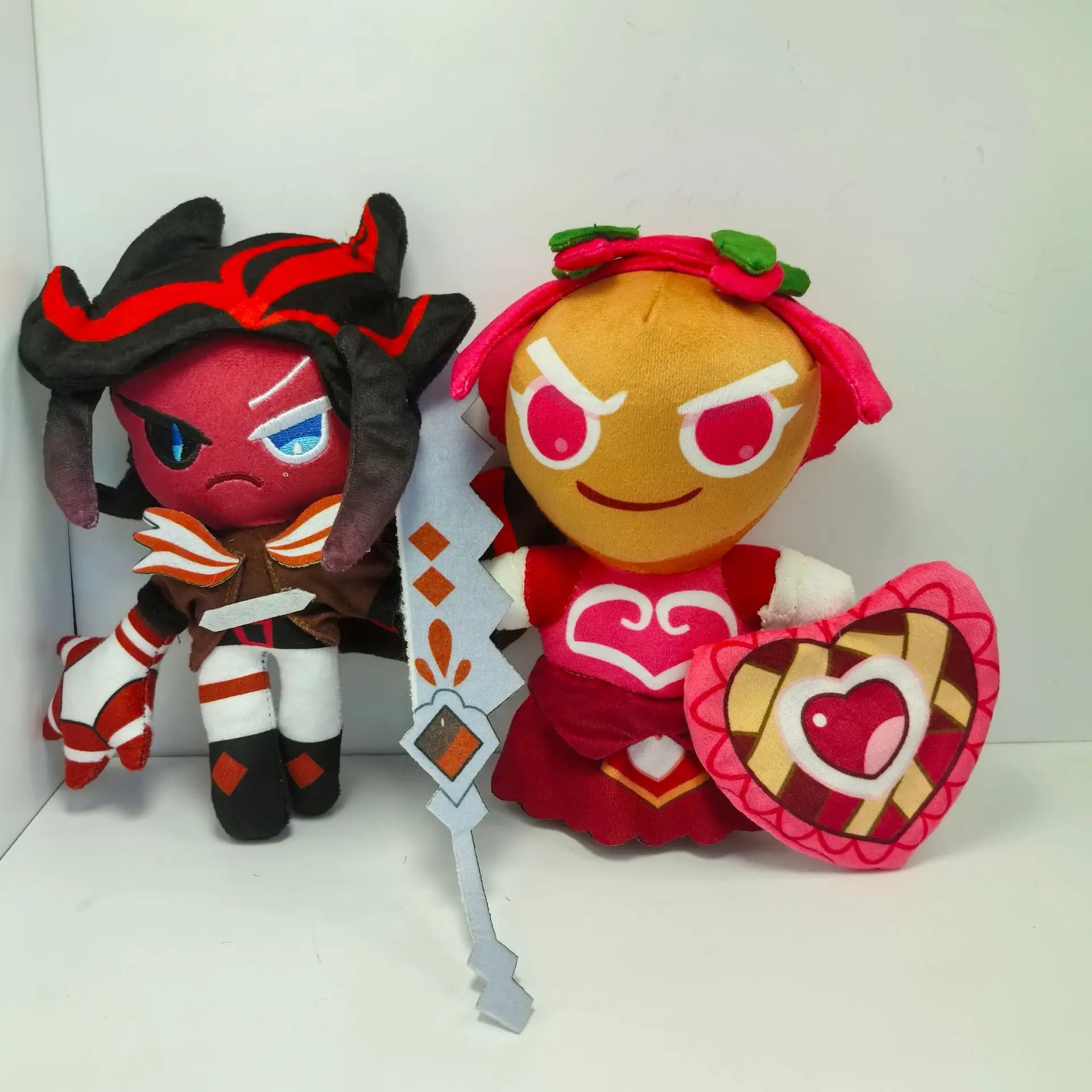 

Red Velvet Cake Cookies Shadow Milk Cookie Plush Toy Game Doll Cute Cartoon Game Cookie Run Kingdom Kid Birthday Xmas Gifts