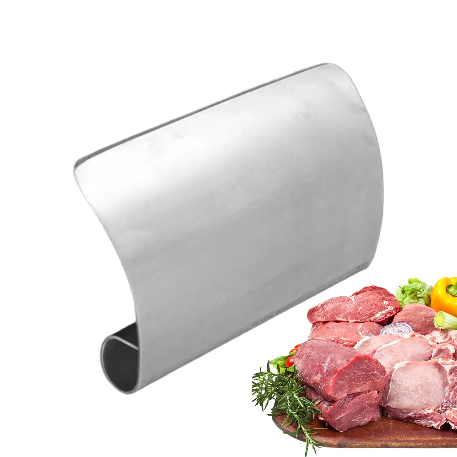 Handheld Meat Fat Trimmer Stainless Steel Ergonomic Rustproof Fast Scraper Pork Meat Fat Trimmer Scraper Tool for Kitchen