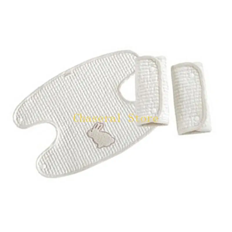 E7CE 유아 침포 턱받이 면화 편안한 흡수 타월 여행 및 매일 사용 베이비 캐리어 라이너 보호 패드