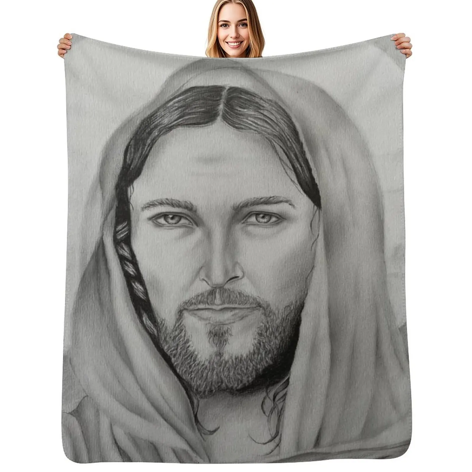 Jesus The Lord Throw Blanket Stylish Couch Blanket for Home Living Room