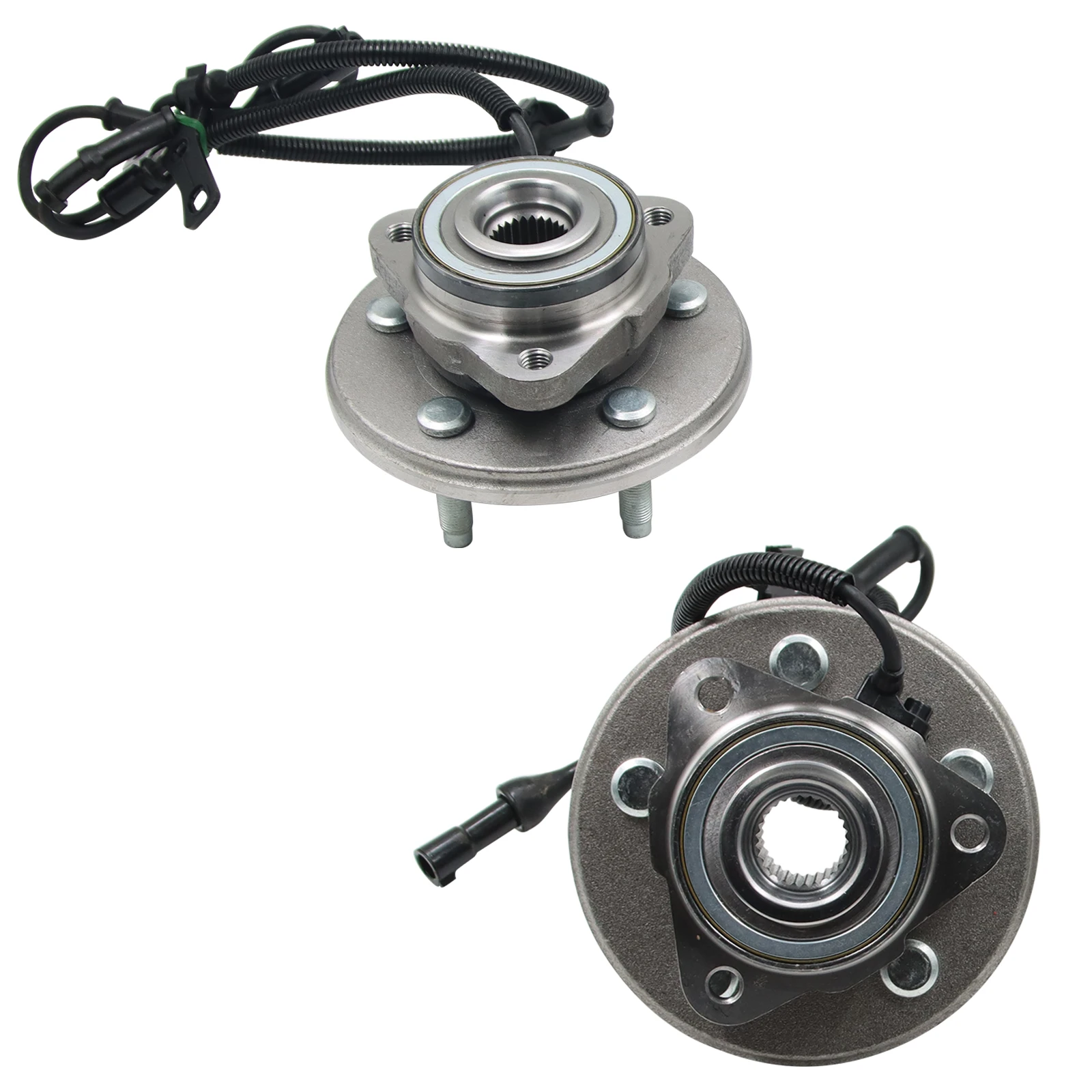 

2* Front Wheel Hub Bearings for 2007 - 2010 Ford Explorer Sport Trac 4.0L 4.6Lv