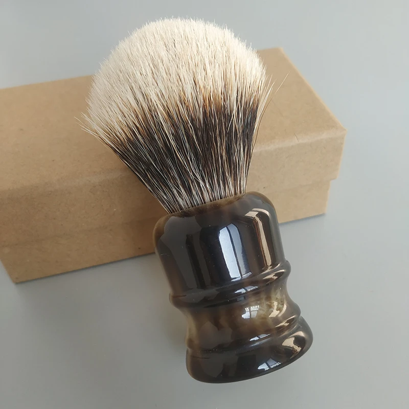 dscosmetic-22mm-manchurian-two-band-natural-hair-shaving-brush-with-resin-handle-for-man-wet-shaving